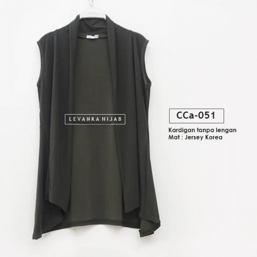 CCa-051 Cardigan Tanpa Lengan